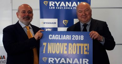 Cagliari, nuovi voli low cost Ryanair 2018