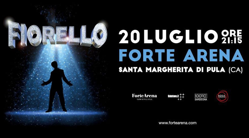 Fiorello al Forte Arena Pula Cagliari