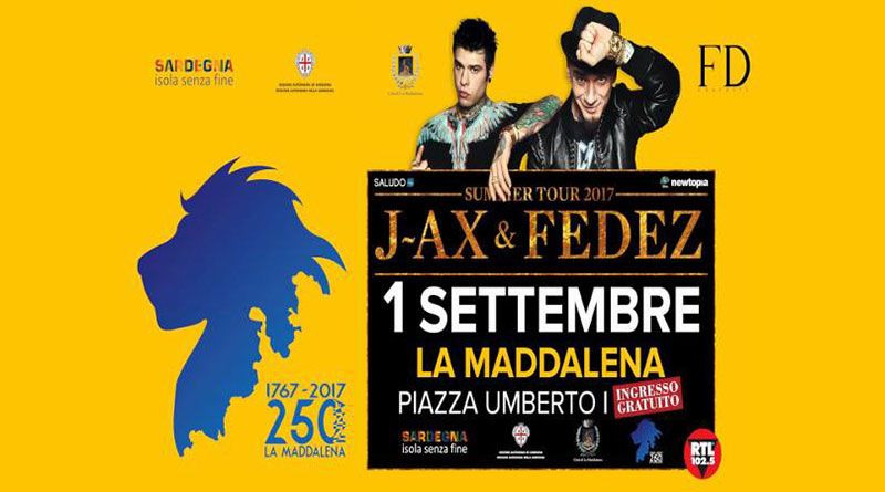 J-Ax & Fedez in concerto a La Maddalena