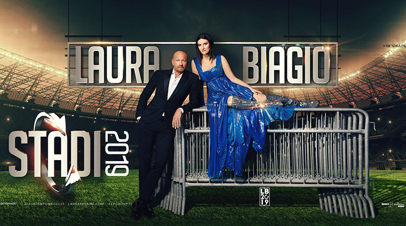 Laura Pausini e Biagio Antonacci in concerto a Cagliari