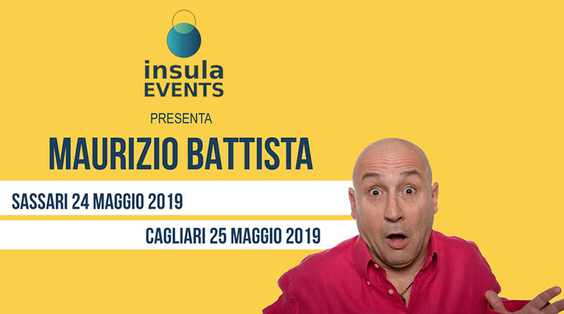 Maurizio Battista a Cagliari e Sassari