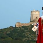 Sulla spiaggia di Nora gli attimi più suggestivi della festa di Sant’Efisio